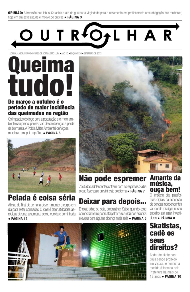 thumbnail of Jornal Outro Olhar – Ano 10 – Edição nº 33 –Setembro de 2013