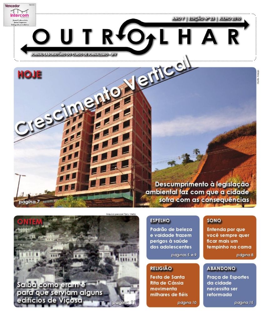 thumbnail of Jornal Outro Olhar – Ano 7 – Edição nº 23 – Julho de 2010