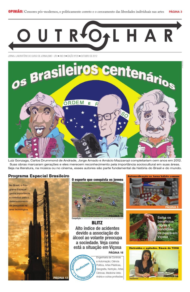 thumbnail of Jornal Outro Olhar – Ano 8 – Edição nº 29 – Outubro de 2012