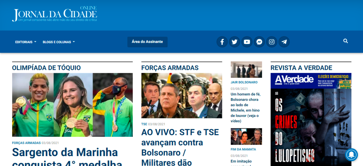 Estudo de caso Jornal da Cidade Online Jornalismo Online