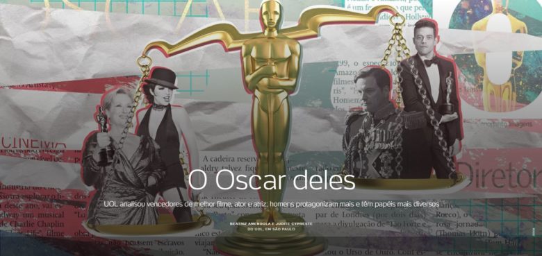 Capa reportagem especial "O Oscar deles"