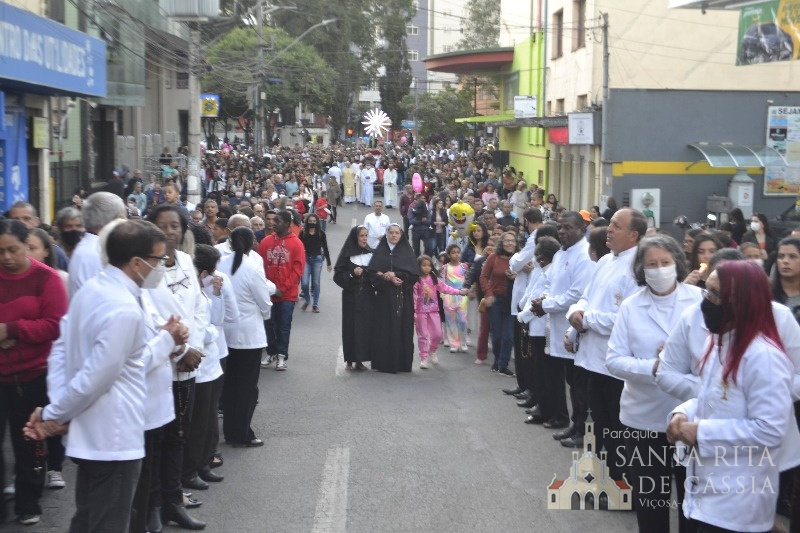 Procissão de Santa Rita de Cássia em 2022